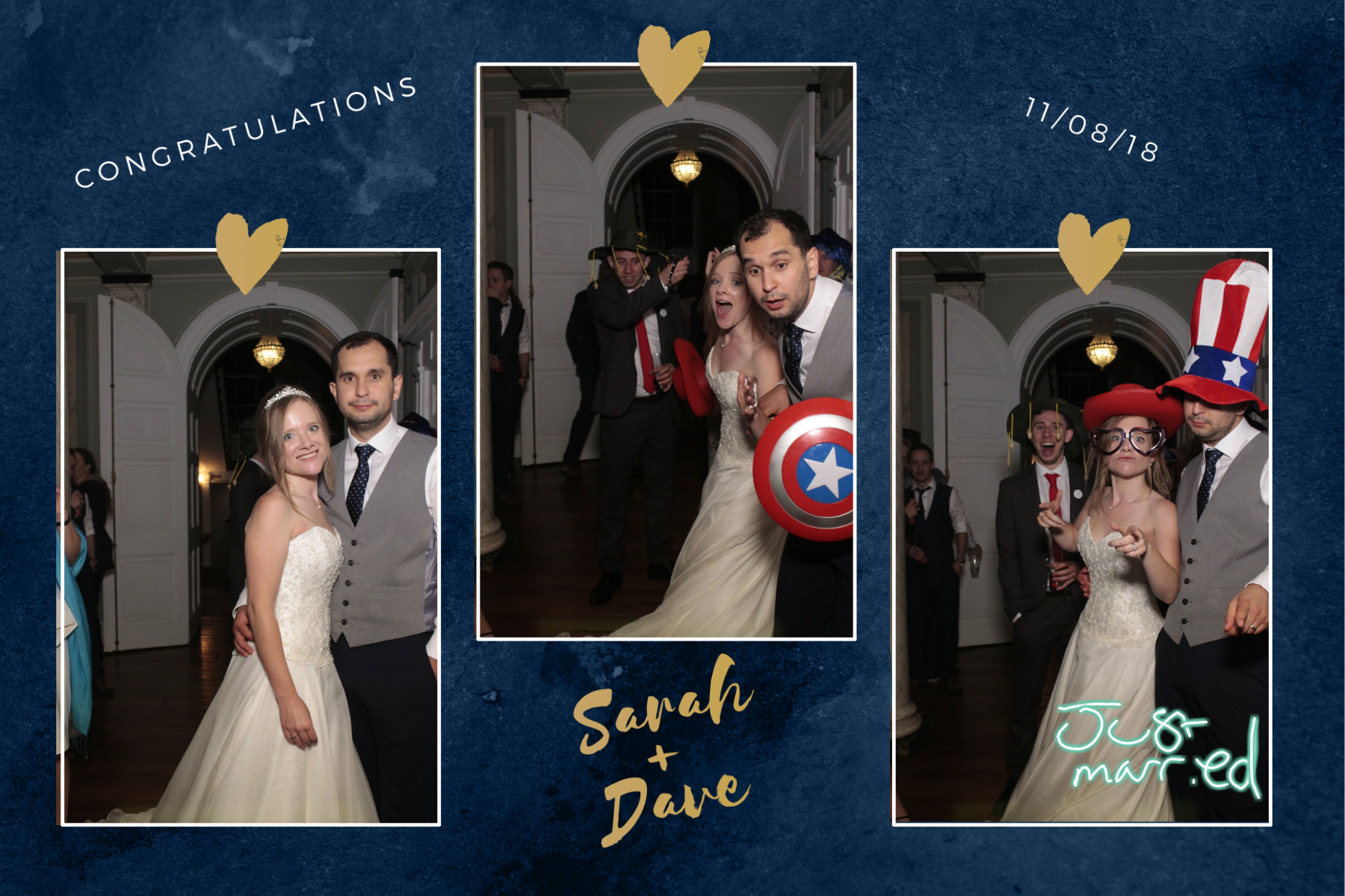 Sarah & Dave's Wedding | View more photos from the event at gallery.myphotoboothexperience.co.uk/u/MyPhotoBoothExperienceLtd/Sarah-Daves-Wedding